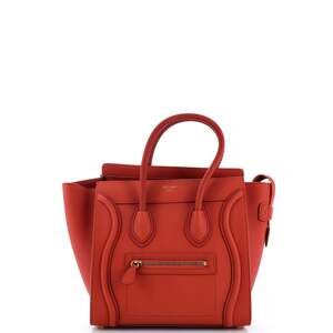 Celine Luggage Bag Grainy Leather Micro #229506C14B